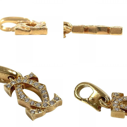 Cartier Charm Diamond 2C Logo Gold