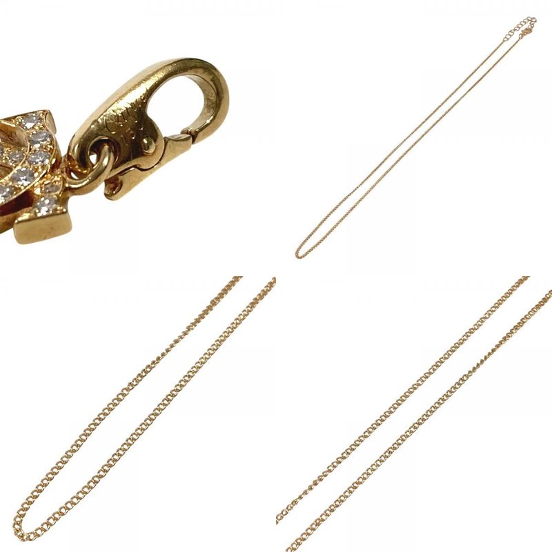 Cartier Charm Diamond 2C Logo Gold