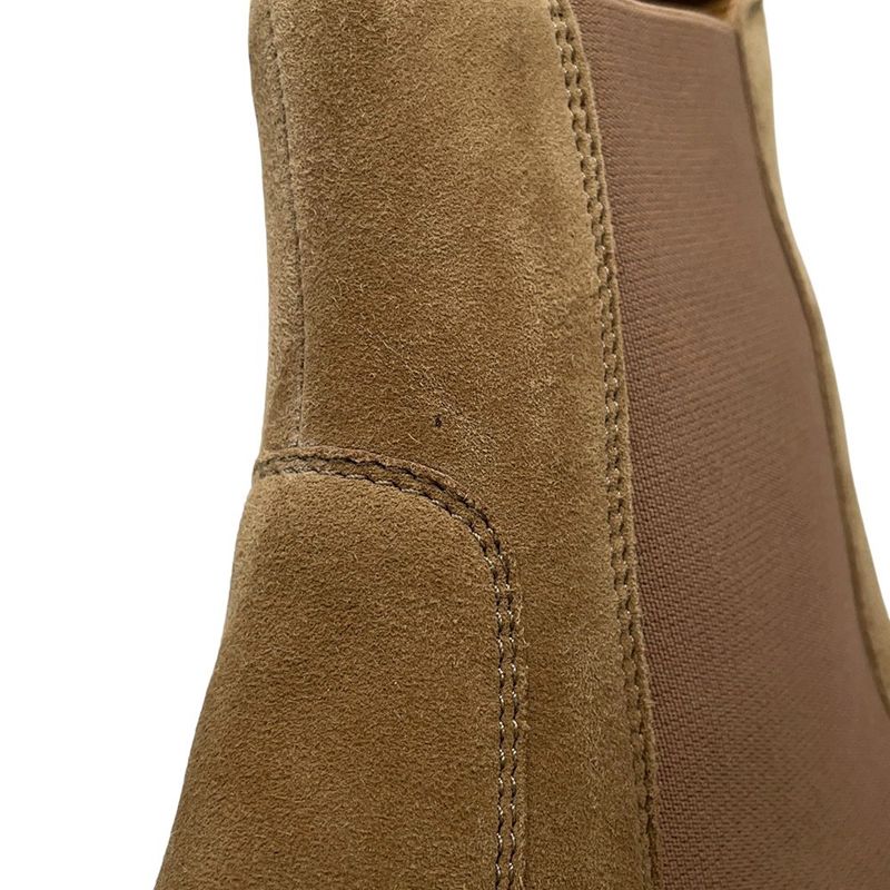 Hermes Boots Forever Side Gore Suede 38 Shoes