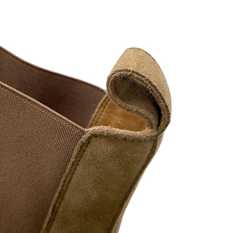 Hermes Boots Forever Side Gore Suede 38 Shoes