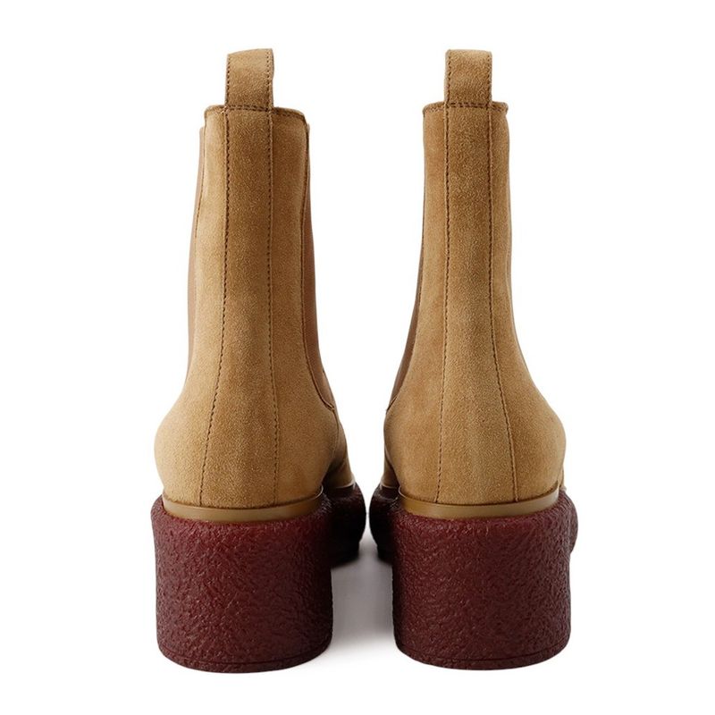 Hermes Boots Forever Side Gore Suede 38 Shoes