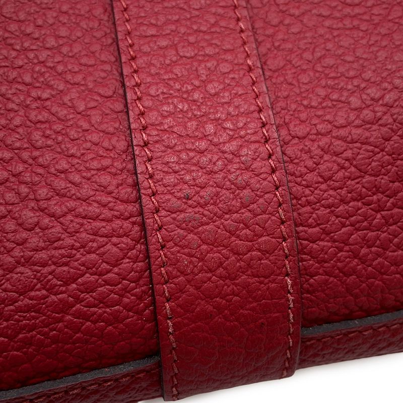 Hermes Tote Garden Party TPM Ruby Silver Negonda