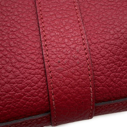 Hermes Tote Garden Party TPM Ruby Silver Negonda