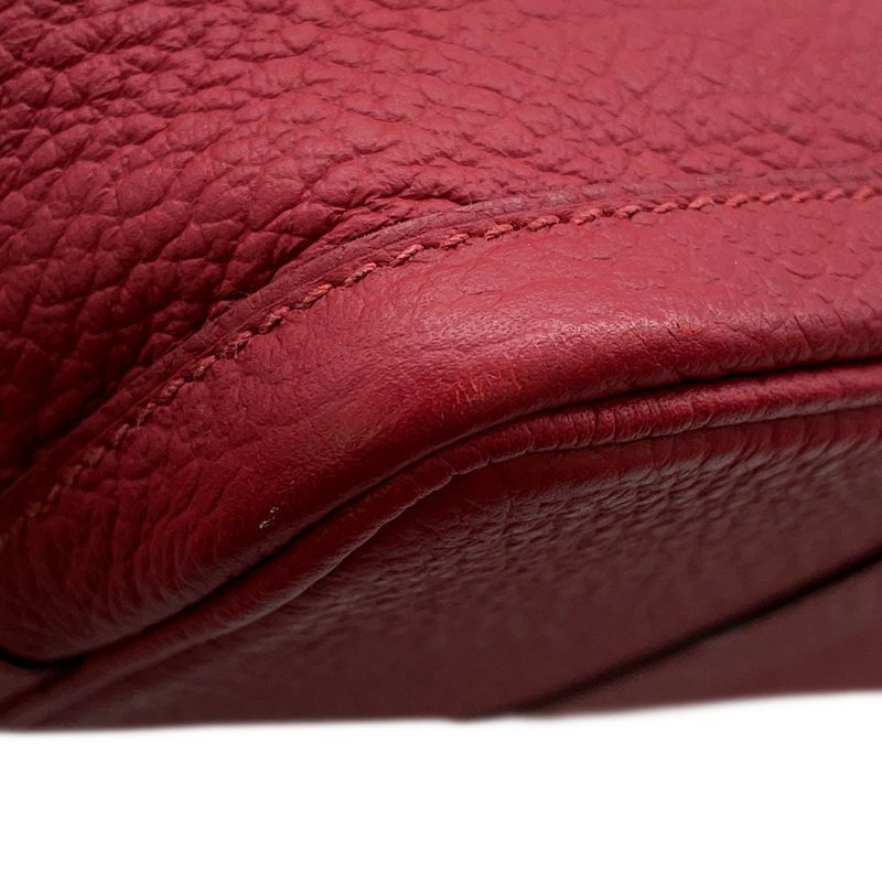 Hermes Tote Garden Party TPM Ruby Silver Negonda