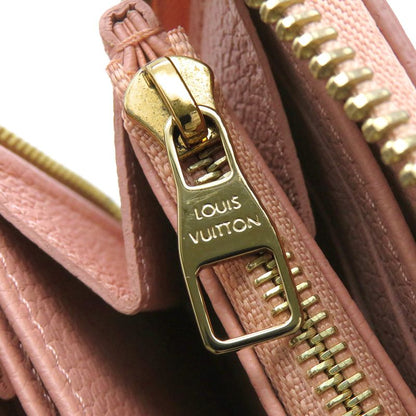 Louis Vuitton Wallet Bicolor Monogram Empreinte Zippy Rose Trianon Cles -mu
