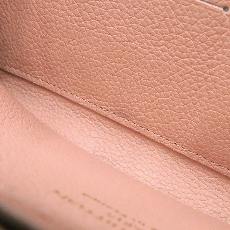Louis Vuitton Wallet Bicolor Monogram Empreinte Zippy Rose Trianon Cles -mu