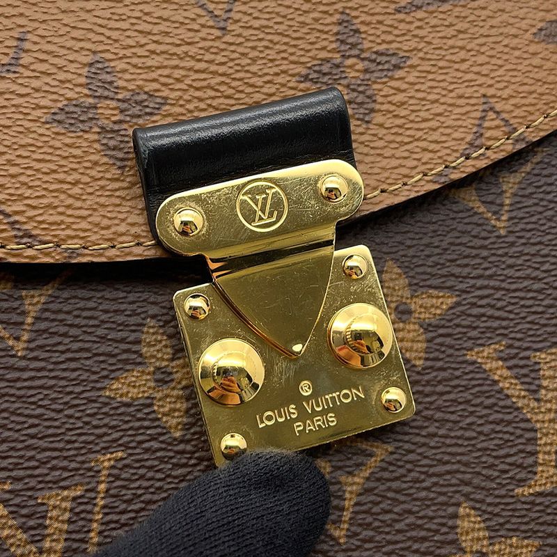 Louis Vuitton Shoulder Bag Monogram Reverse Camera Box 2-Way Noir Black