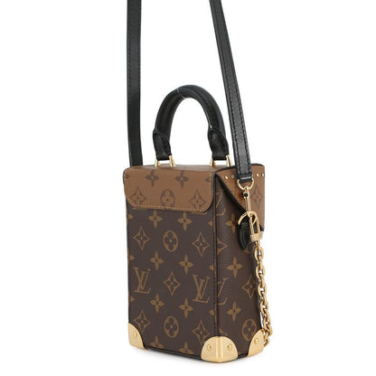 Louis Vuitton Shoulder Bag Monogram Reverse Camera Box 2-Way Noir Black