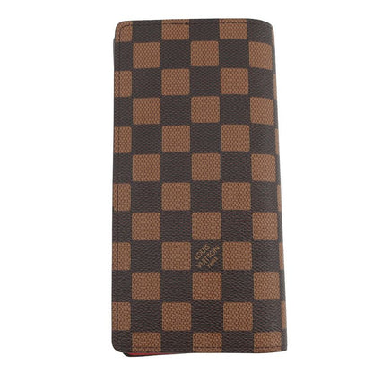 Louis Vuitton Wallet Damier Friendship Canvas Portefeuille Brother Brown Red