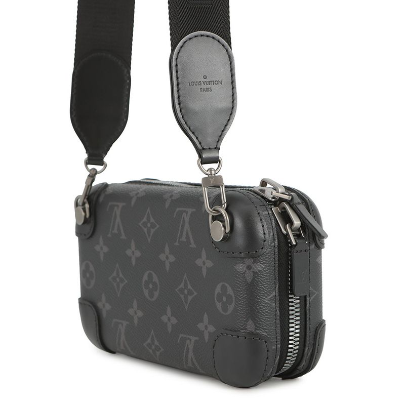 Louis Vuitton Shoulder Bag Monogram Eclipse Horizon Clutch 2-Way Noir Black