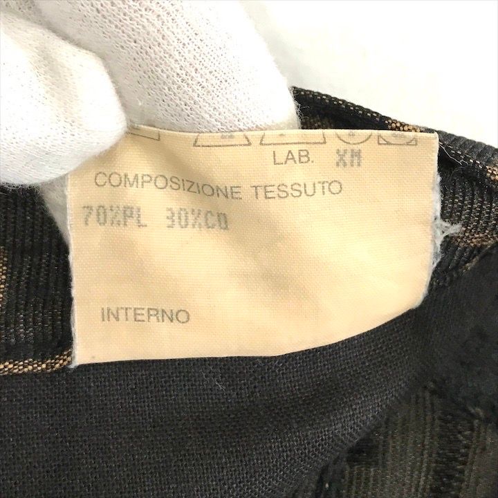Fendi Zucca All Over Pattern Cotton Casual Pants Brown