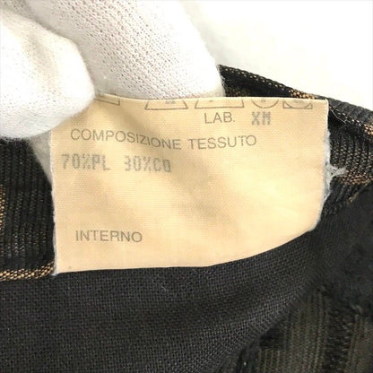 Fendi Zucca All Over Pattern Cotton Casual Pants Brown