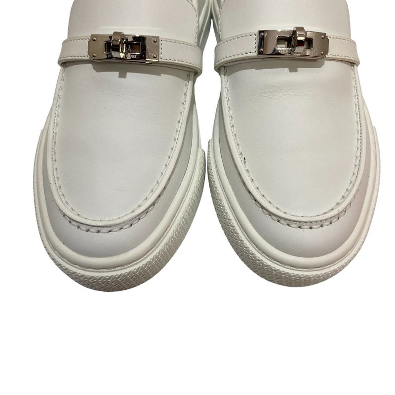 Hermes Game Kelly Slip on Sneakers 36 White