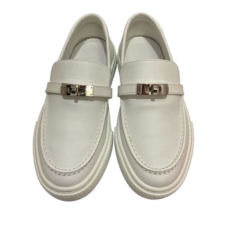 Hermes Game Kelly Slip on Sneakers 36 White