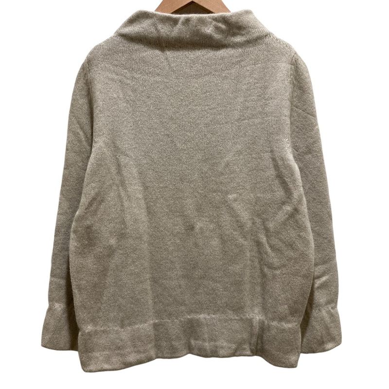 Louis Vuitton Mock Neck Cashmere Knit Sweater M Beige