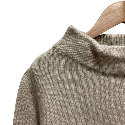 Louis Vuitton Mock Neck Cashmere Knit Sweater M Beige