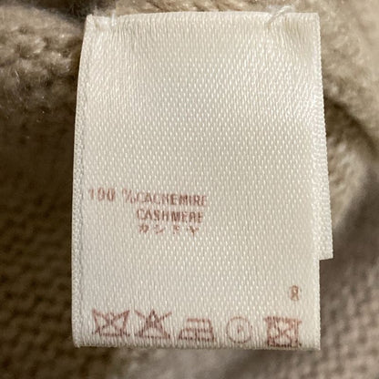 Louis Vuitton Mock Neck Cashmere Knit Sweater M Beige
