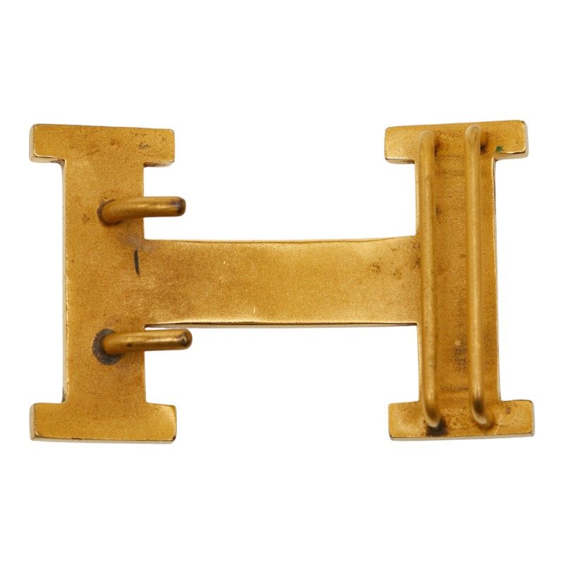 Hermes Buckle Constance Belt Gold Plated