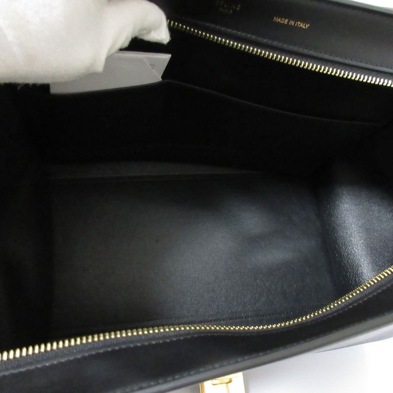 Celine Trapeze Handbag Black Brown Blue
