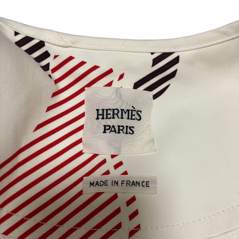 Hermes Coaching Remix Print Cotton Jacket 34