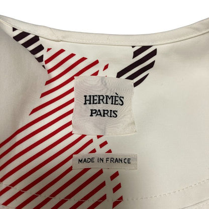 Hermes Coaching Remix Print Cotton Jacket 34