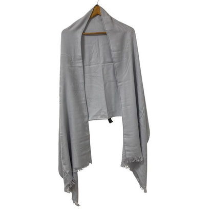 Hermes New Bliss Cashmere Silk Shawl Greenage Gray