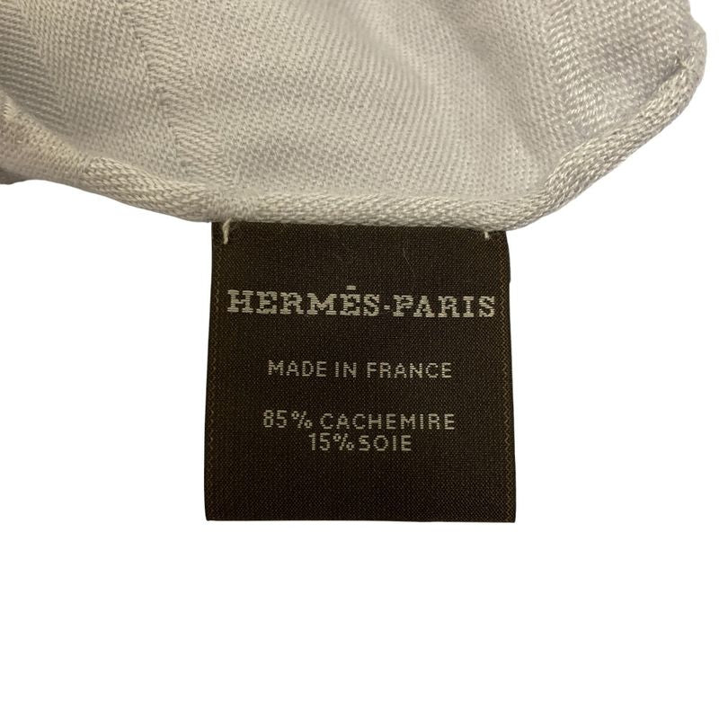 Hermes New Bliss Cashmere Silk Shawl Greenage Gray
