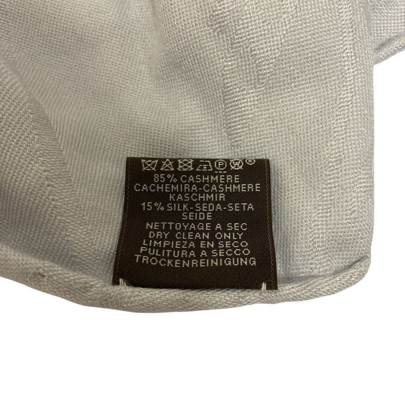 Hermes New Bliss Cashmere Silk Shawl Greenage Gray