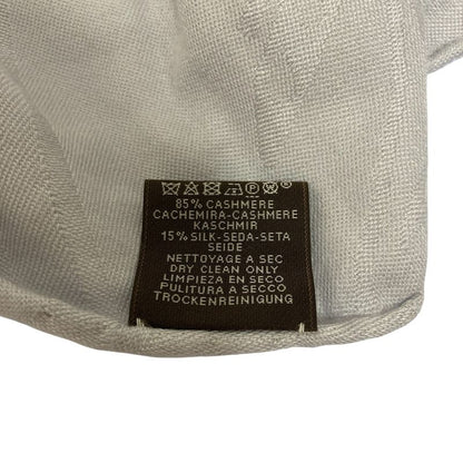 Hermes New Bliss Cashmere Silk Shawl Greenage Gray