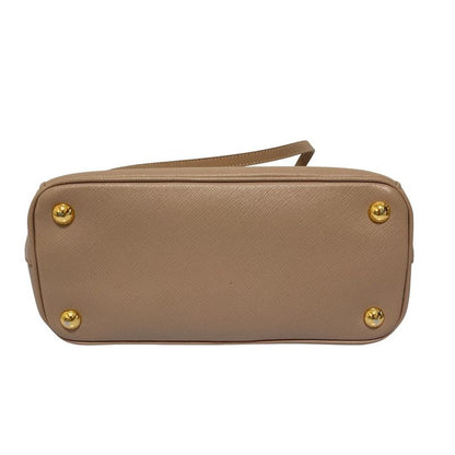 Prada Galleria Sapphia Leather Small 2-Way Shoulder Bag Light