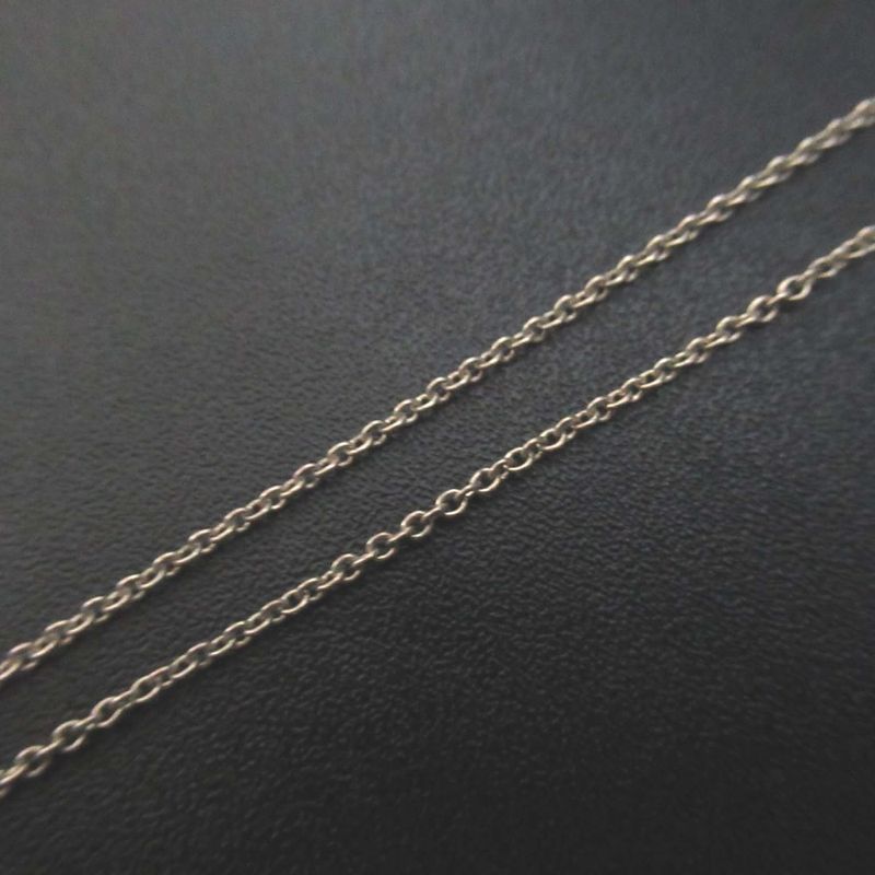 Tiffany & Co. Elsa Peretti Open Heart Necklace Pendant Silver