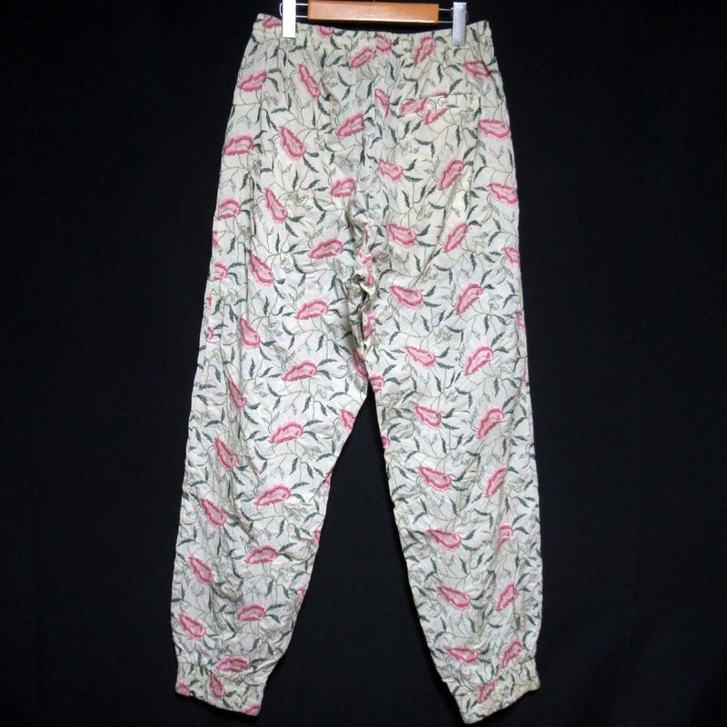 Gucci Floral Embroidery Easy Wide Joga Pants Track M Beige