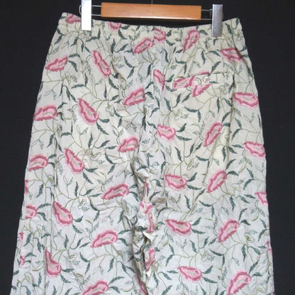 Gucci Floral Embroidery Easy Wide Joga Pants Track M Beige