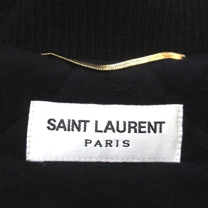Saint Laurent Paris Teddy Jacket Varsity Jacket Padded Stadium Jean