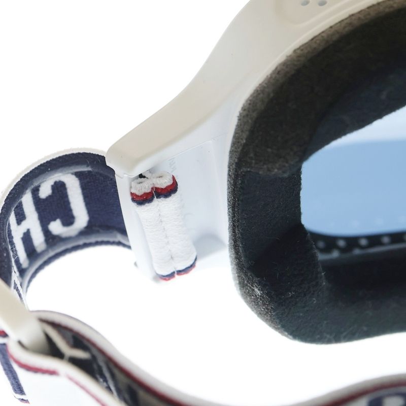 Dior Pre Owned Ski Goggles White Black