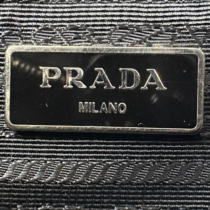 Prada Nylon 2-Way Shoulder Bag Black