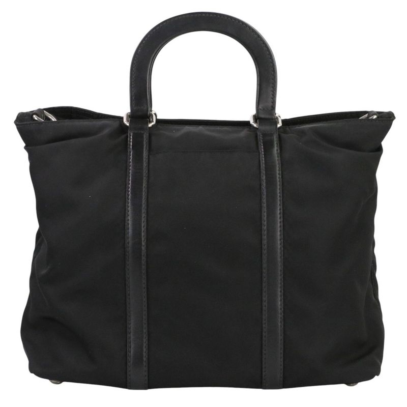 Prada Nylon 2-Way Shoulder Bag Black