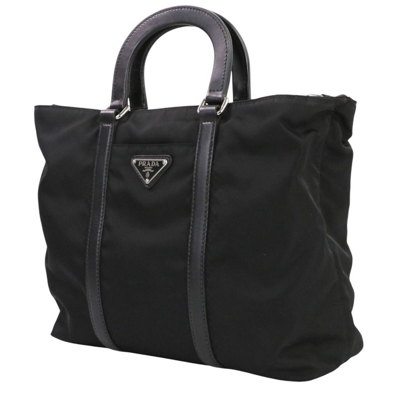 Prada Nylon 2-Way Shoulder Bag Black