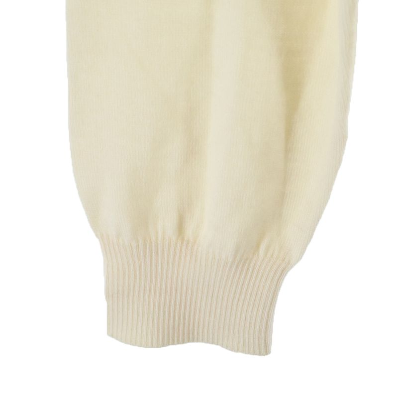 Gucci V-neck Wool Sweater Xkauk White