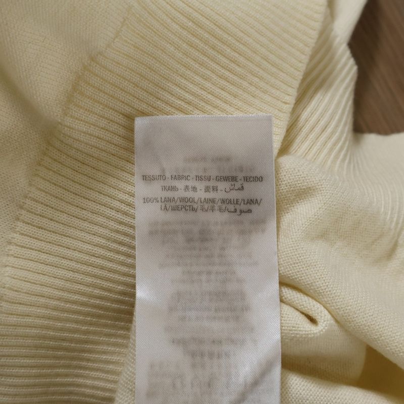 Gucci V-neck Wool Sweater Xkauk White
