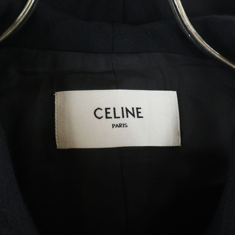 Celine Double Face Teddy Jacket Black
