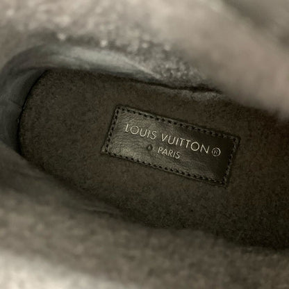 Louis Vuitton Snow Drop Line Monogram Boots Shorts Shoes Suede Mouton Gray Boa