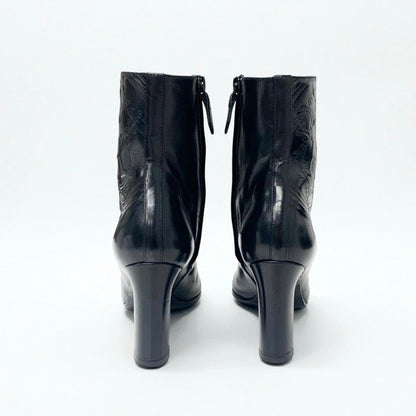 Hermes Boots Shorts Shoes Leather Black Exlibris