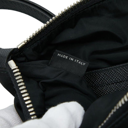 Prada Monki Robot Clutch Black Multicolor Nylon Saffiano
