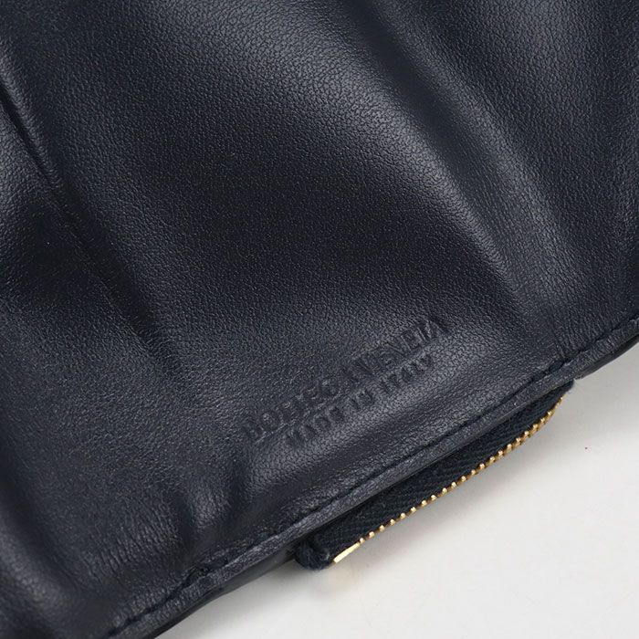 Bottega Veneta Intrecciato Trifold Wallet Leather