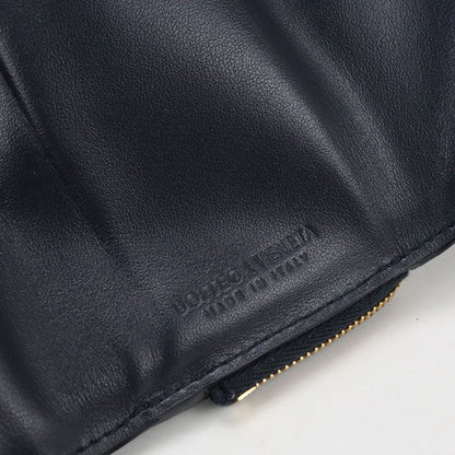 Bottega Veneta Intrecciato Trifold Wallet Leather