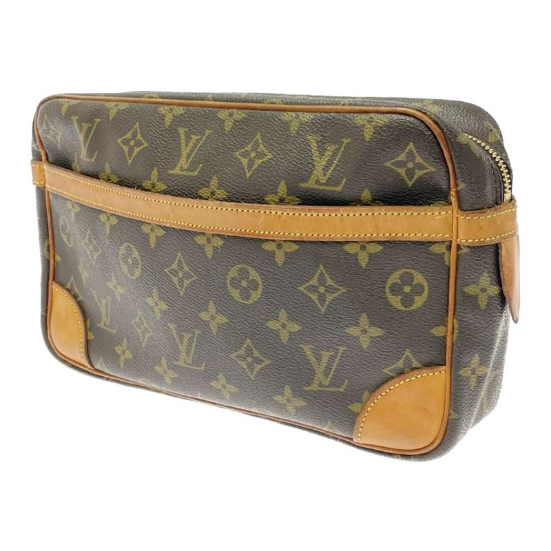 Louis Vuitton Monogram Compiegne 28 Second Bag Brown