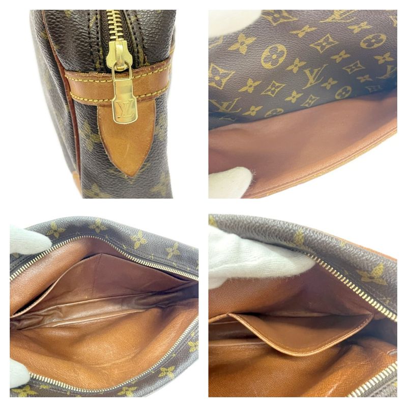Louis Vuitton Monogram Compiegne 28 Second Bag Brown