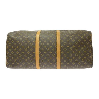 Louis Vuitton Monogram Keepall 60 Boston Bag Brown