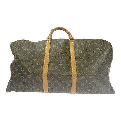 Louis Vuitton Monogram Keepall 60 Boston Bag Brown
